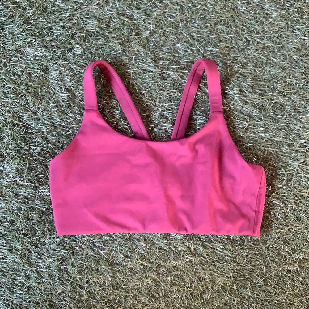SM Girlfriend Collective Lou Bra in Mulberry